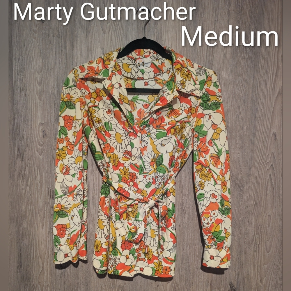 Vintage Floral Blouse